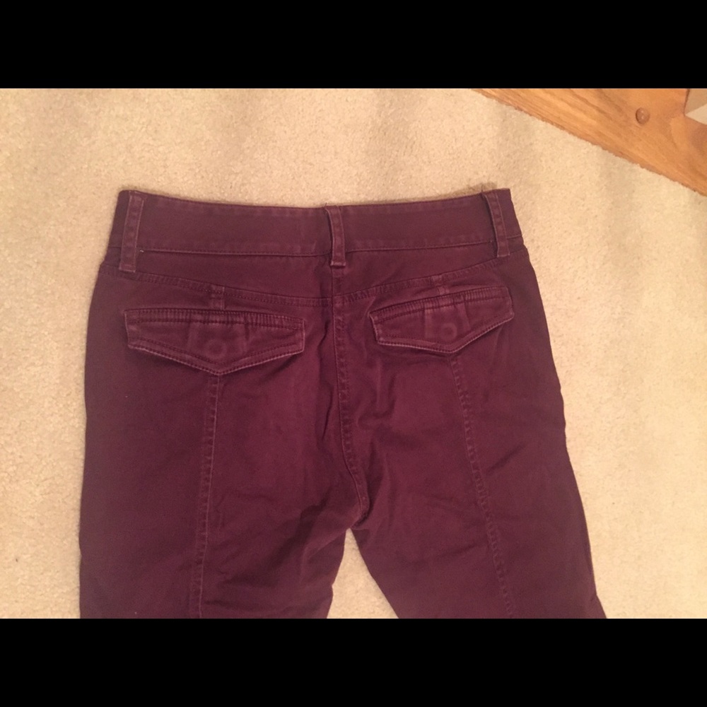 LOFT Maroon Pants - Picture 5 of 5
